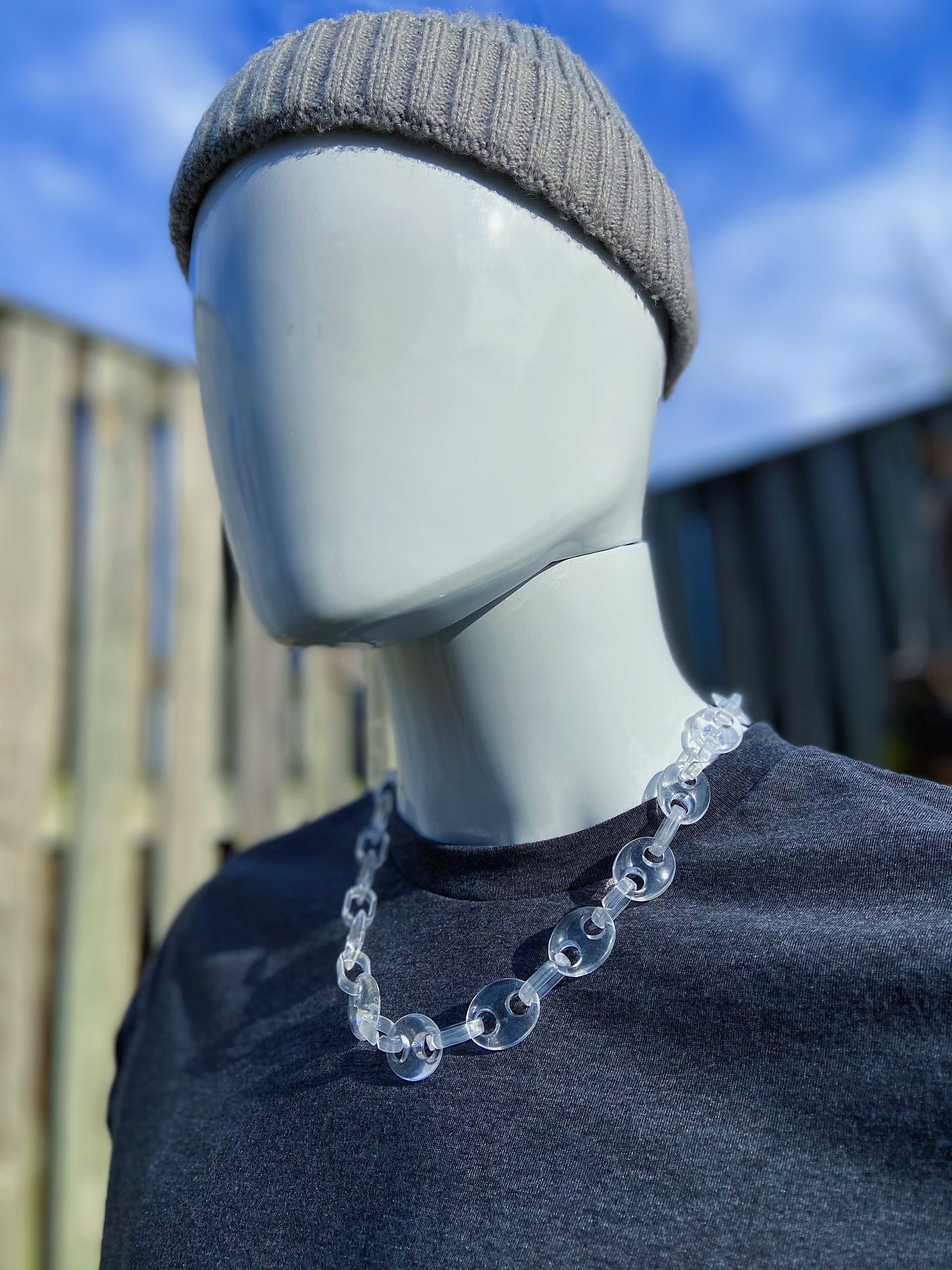 (G-Links)Clear Necklace